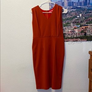 Orange business dress (from Vietnam)